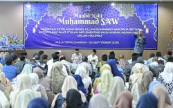 Gelar Peringatan Maulid Nabi, Plt Dirut PDAM Makassar Ajak Pegawai Hadirkan Keteladanan Rasulullah
