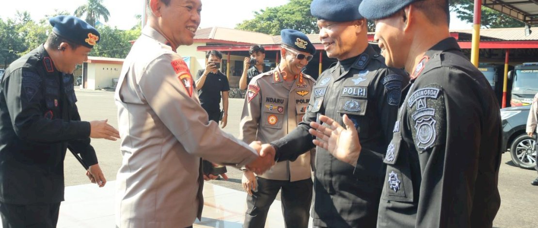 Kunjungi Makosatbrimob Polda Sulsel, Brigjen Heru Novianto Dorong Personel Responsif dan Humanis
