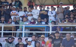 Piala Gubernur Sulsel 2026, Bupati Bantaeng Saksikan Langsung Pertandingan Persiban Vs Jeneponto