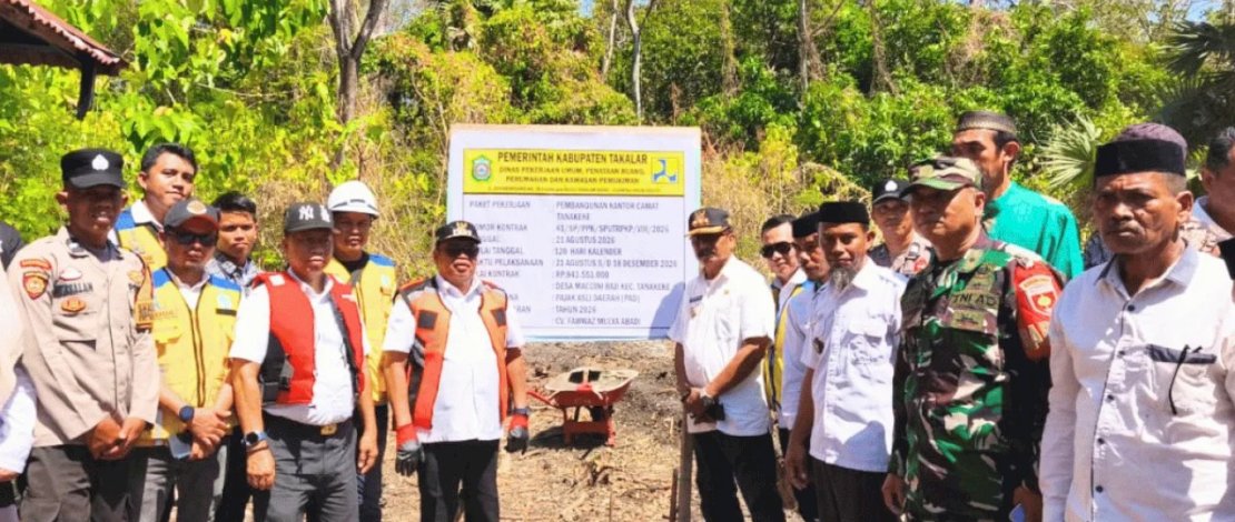 Pemkab Takalar Bangun Kantor Kecamatan di Tanakeke, Perpendek Jarak Pelayanan bagi Warga Kepulauan