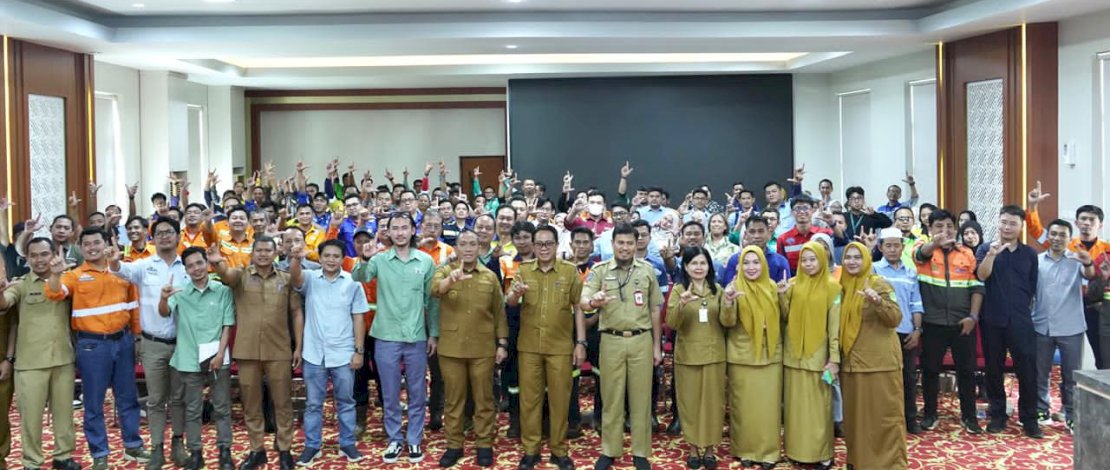 Sosialisasi Program Mandalish yang digelar Pemerintah Kabupaten Luwu Timur di Kantor Bupati Luwu Timur, Selasa, 14 April 2026,