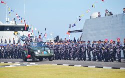 Peringati Hari Jadi Ke-81 TNI AL Tahun 2026, TNI AL Kodaeral VI Gelar Apel Siaga 