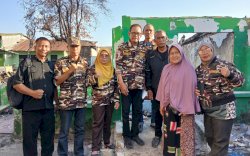 Pasca Terpilihnya Irman YL sebagai Ketua, Pengurus FKPPI Makassar Kunjungi Korban Kebakaran Asrama Mattoanging