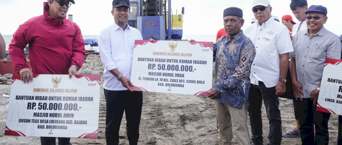 Pemprov Sulsel Kucurkan Rp17 Miliar untuk Bulukumba, Rp8 Miliar untuk Masjid Terapung Pantai Merpati