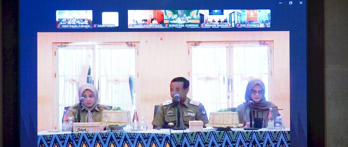 Wakil Bupati Bantaeng, Sahabuddin, mengikuti Rapat monitoring dan evaluasi (Monev) Pemantauan BBM bersubsidi se-Sulawesi Selatan secara virtual di Ruang Studio Mall Pelayanan Publik Kabupaten Bantaeng, Senin, 14 September 2026.
