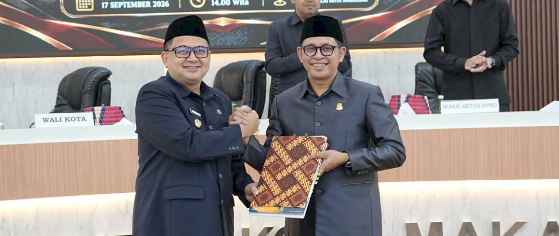 Wali Kota Makassar, Munafri Arifuddin bersama Ketua DPRD Makassar