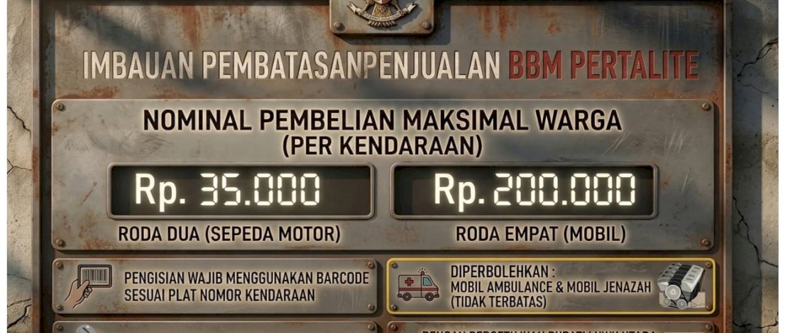 Bupati Luwu Utara Imbau Warga Tenang Hadapi Pembatasan Pertalite, Ambulans dan Mobil Jenazah Dikecualikan