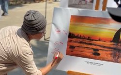 Bukan Sekadar Pajangan, Pameran Diksar XXXV IRISA UKM Fotografi Unhas Hidupkan Taman Kampus