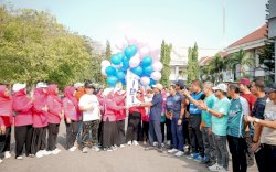Buka HUT ke-75 IBI Pinrang, Wabup Sudirman Bungi Tekankan Peran Bidan Cegah Stunting