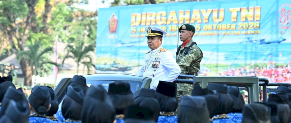 HUT ke-81 TNI di Makassar, Dankodaeral VI Tekankan Kepercayaan Rakyat dan Tantangan Modernisasi Alutsista