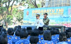 HUT ke-81 TNI di Makassar, Dankodaeral VI Tekankan Kepercayaan Rakyat dan Tantangan Modernisasi Alutsista