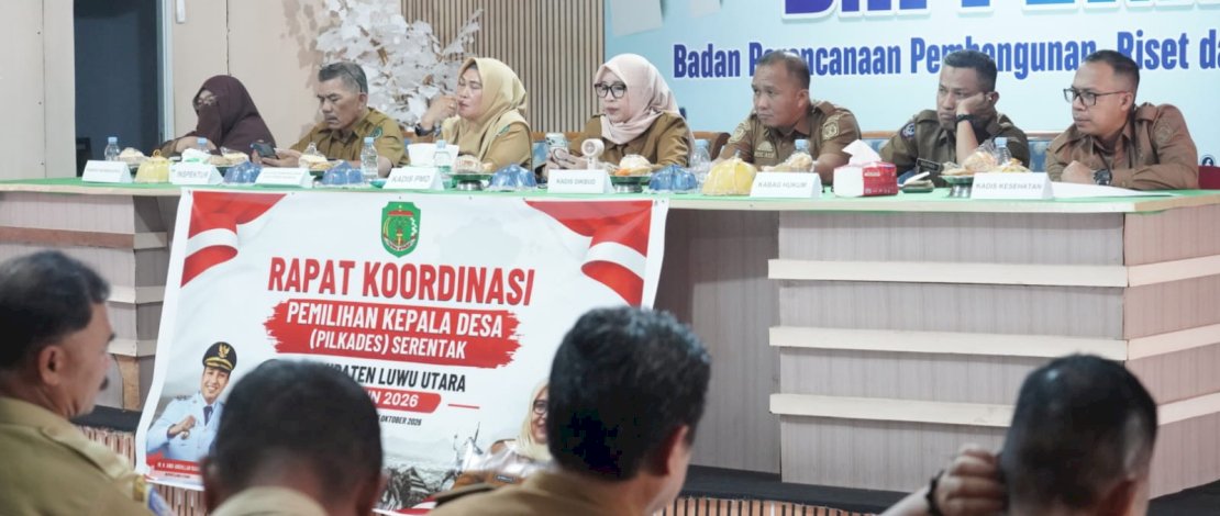 Jelang Pilkades Serentak 2026, Dinas PMD Luwu Utara Tegaskan PPKD Wajib Netral