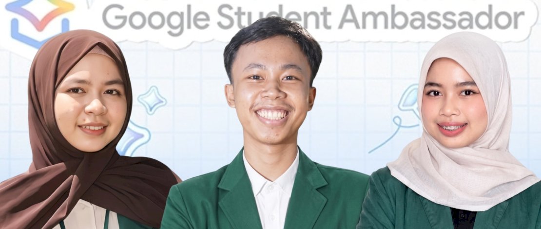 Tiga mahasiswanya berhasil lolos seleksi Google Student Ambassador Batch 2. Mereka adalah Nurul Fadhilah Dwiyanti Abna (Ilmu Komunikasi), Amalia Kartika (Pendidikan Bahasa Inggris), dan Al Musawwir (Pendidikan Bahasa dan Sastra Indonesia).