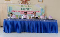 Dinkes Pinrang Mulai Kampanye GERMAS di Tingkat Kecamatan