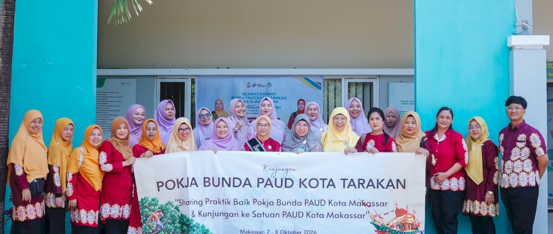 Pokja Bunda PAUD Makassar Terima Studi Tiru Pokja Bunda PAUD Mataram