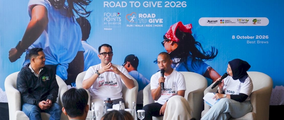 Four Points Makassar Gelar Road to Give 2026, Targetkan 1.000 Pelari