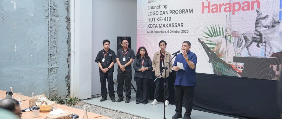 Wali Kota Appi Luncurkan Logo HUT ke-419 Makassar, Filosofi Pappaseng Berpadu dengan Desain Modern
