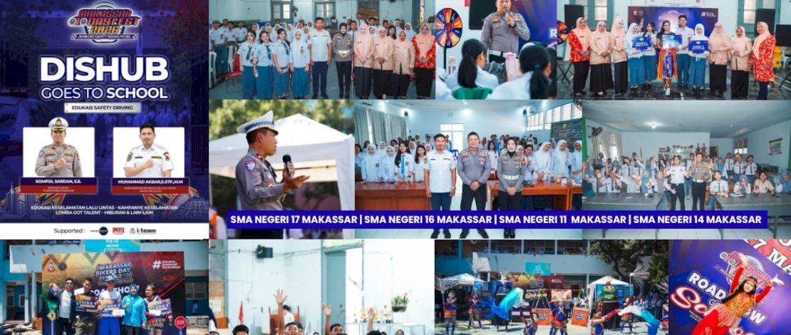 Dari Forum Global ke Lingkungan Sekolah, Dishub Makassar Tanamkan Budaya Keselamatan Berlalu Lintas Sejak Dini