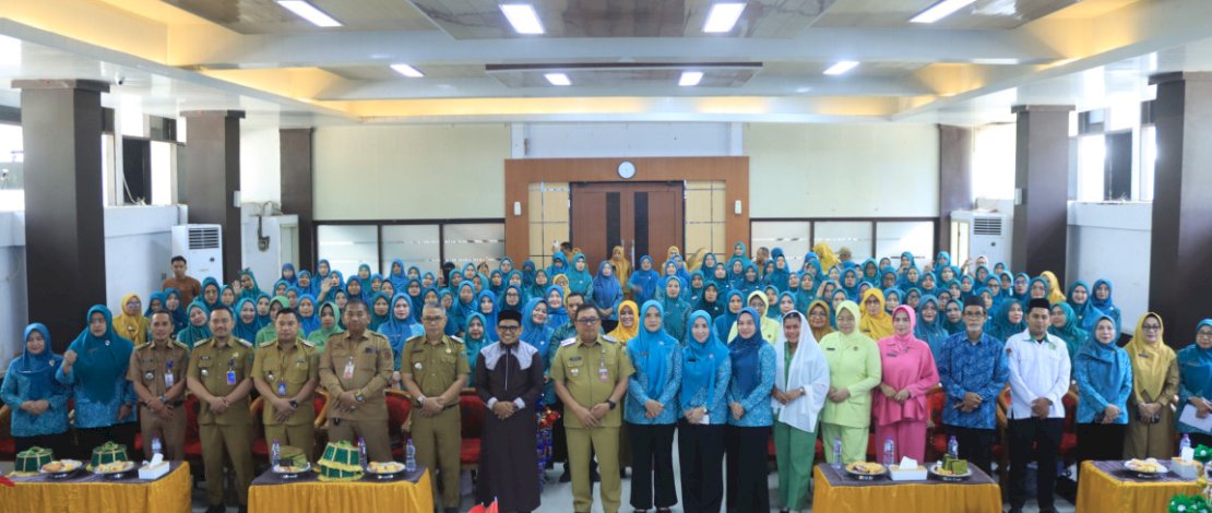 Tim Penggerak PKK Takalar Gelar Rapat Rutin Dirangkaikan Peringatan Maulid Nabi Muhammad SAW 1448 H
