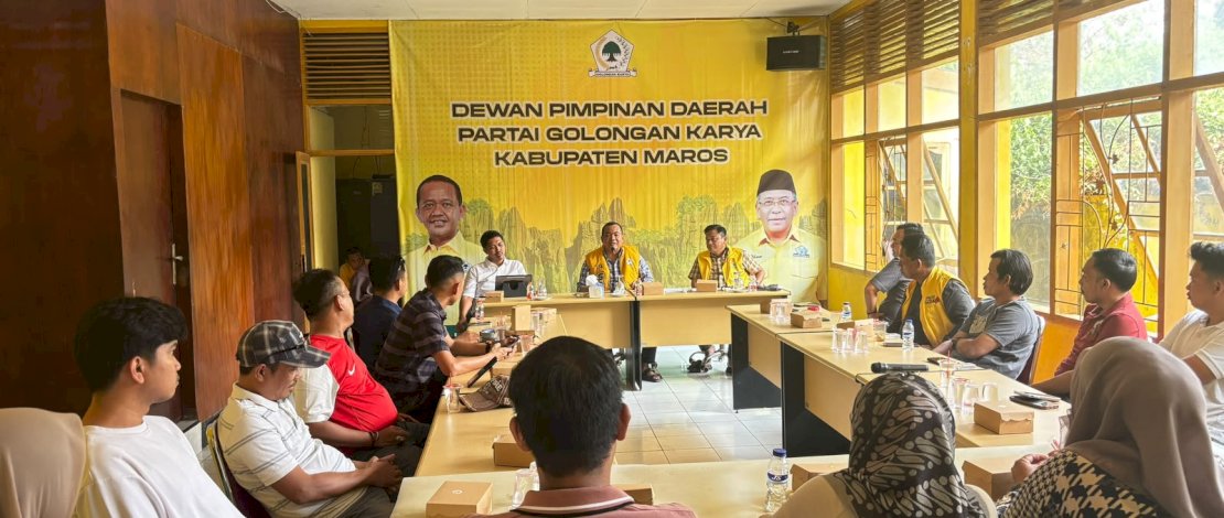 Menuju Musda XI, Golkar Maros Perkuat Persiapan dan Konsolidasi Kader