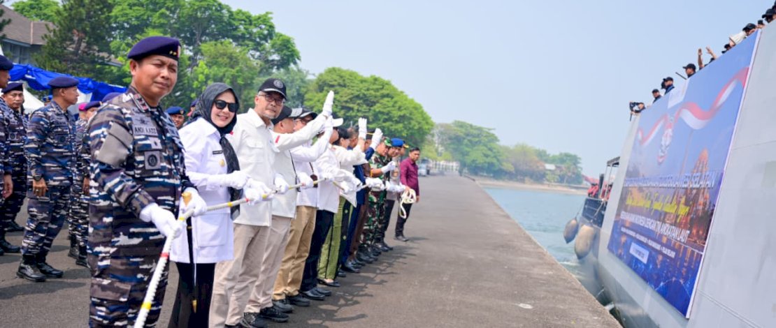 Wagub Sulsel Lepas Ekspedisi Rupiah Berdaulat ke Lima Pulau