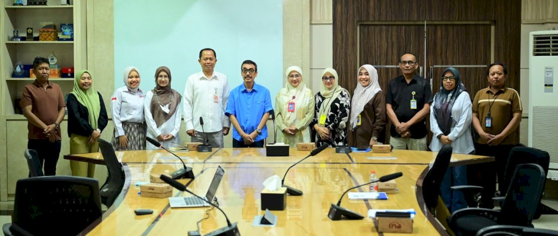 Plt Dirut Andi Syahrum Sambut Audiensi OJK Sulselbar, Bahas Kebutuhan Layanan Air Bersih
