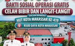 Semarak HUT ke-419 Makassar, RSUD Daya Hadirkan Operasi Celah Bibir dan Langit-Langit Gratis