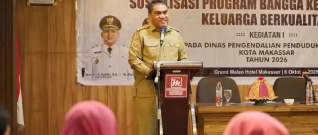 Kepala Dinas Pengendalian Penduduk dan Keluarga Berencana (PPKB) Kota Makassar, Drs. A. Irwan Bangsawan, M.Si