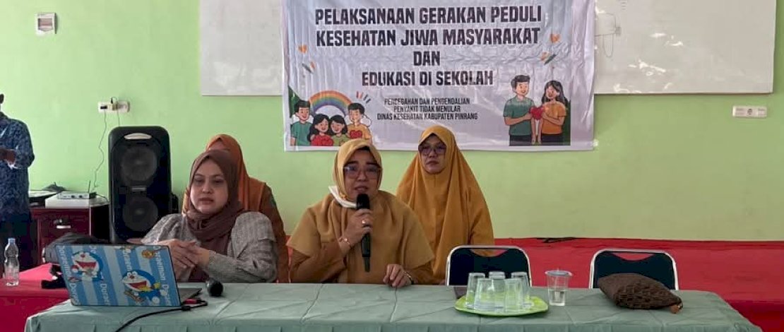 Dinkes Pinrang Gelar Kampanye Kesehatan Jiwa, Ajak Pelajar Cegah Perundungan