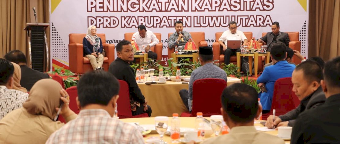 Bupati Andi Abdullah Rahim Buka Bimtek DPRD Luwu Utara, Perkuat Pengawasan dan Tata Kelola APBD