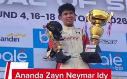 Debut Impresif Bersama Honda Racing Indonesia, Neymar Langsung Rebut Gelar Juara Nasional