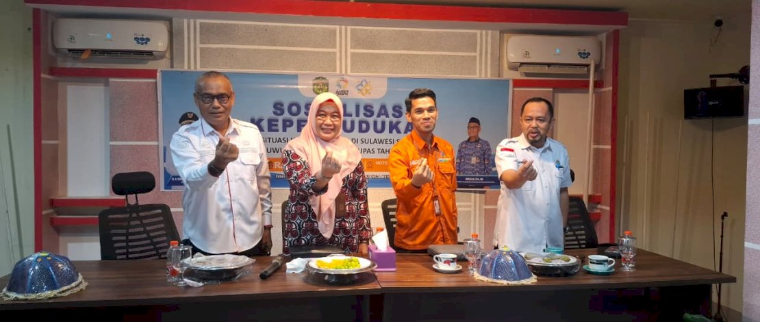 Sosialisasi Kependudukan yang dilaksanakan Dinas Pengendalian Penduduk dan Keluarga Berencana (DP2KB) Kabupaten Luwu Timur di Hotel I Lagaligo Malili, Rabu, 24 Juni 2026.