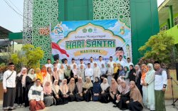 Upacara Hari Santri di MAN 1 Makassar, Peserta Berbalut Sarung