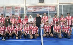 Sambut HUT ke-81 RI, DPPKB Makassar Ikut PORSENI ASN Lewat Pertandingan Padel