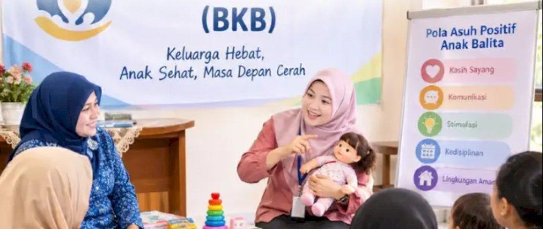 DPPKB Makassar Perkuat Peran Orang Tua dan Kader BKB dalam Pengasuhan Anak Balita