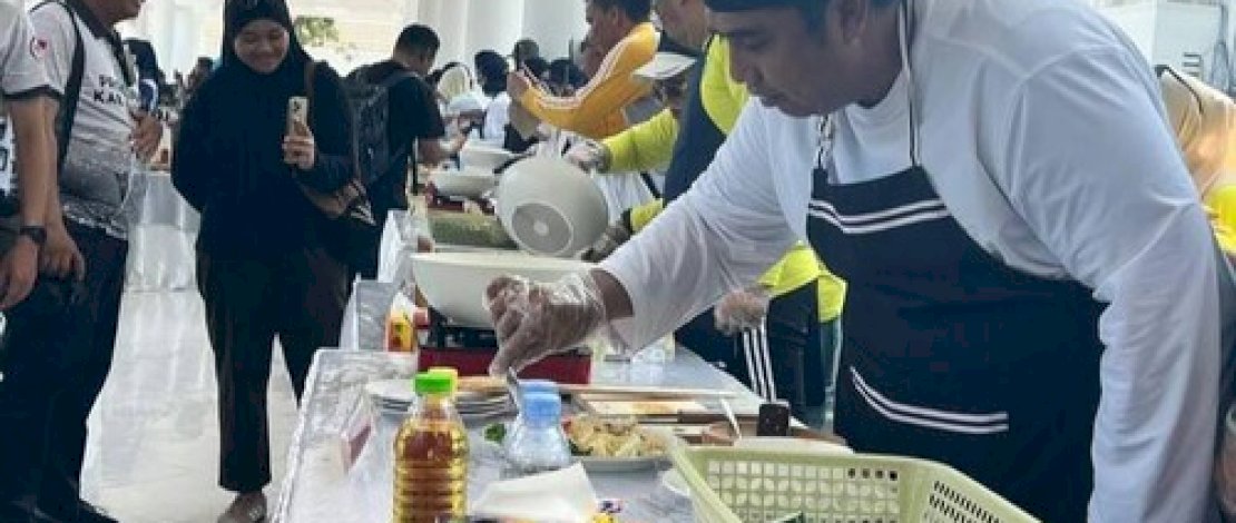 Chaidir Syam Ikut Lomba Masak di Sulsel Expo 2026, Kuliner Lokal Jadi Sorotan