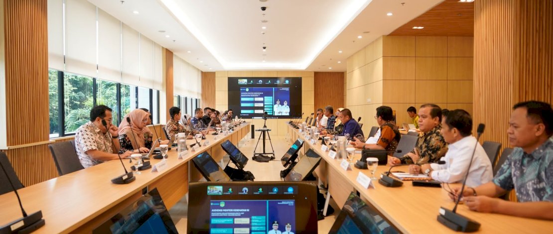 Bupati Luwu Timur, Irwan Bachri Syam melakukan audiensi langsung dengan Kementerian Kesehatan RI, Jumat, 23 Oktober 2026.