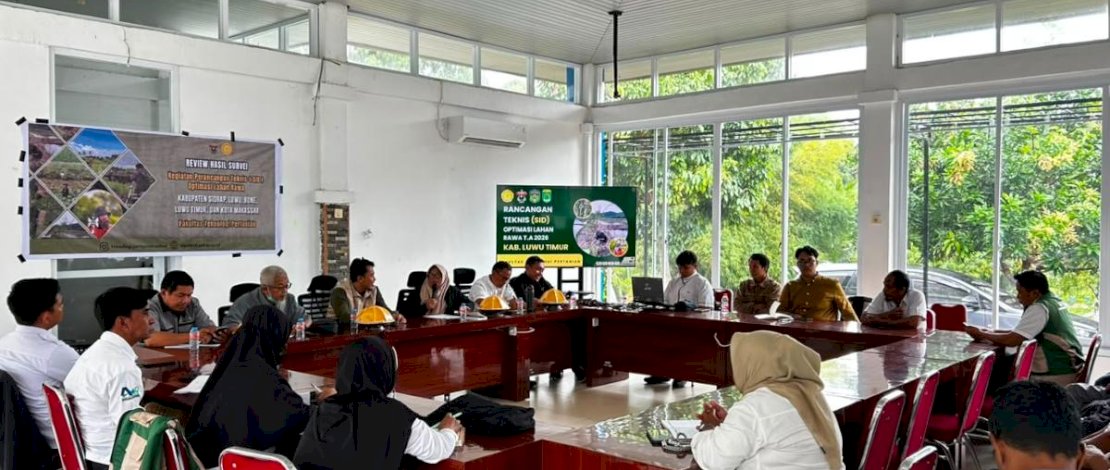 Dinas Pertanian dan Ketahanan Pangan Kabupaten mulai mematangkan perencanaan pembangunan pertanian melalui kegiatan Rancangan Teknis Survey, Investigasi, dan Desain (SID) Optimasi Lahan Rawa Tahun Anggaran 2026.