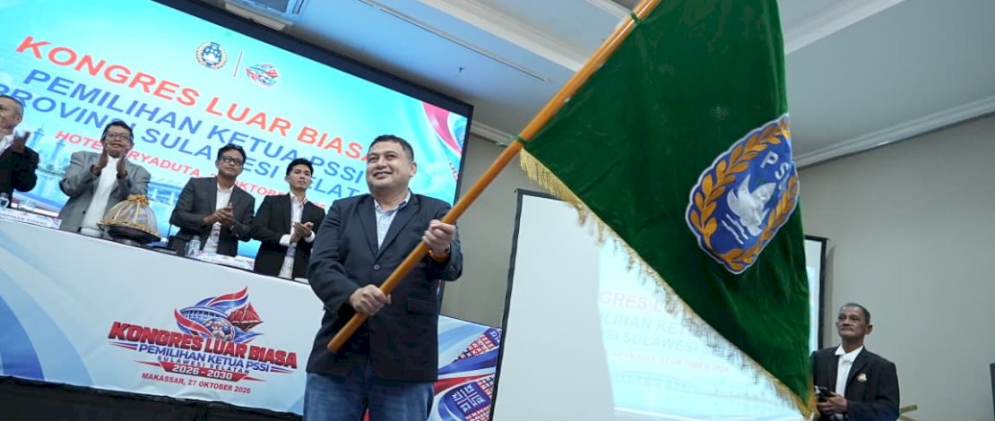 Munafri Arifuddin atau yang akrab disapa Appi resmi menahkodai Ketua Asosiasi Provinsi (Asprov) PSSI Sulawesi Selatan periode 2026&ndash;2030.