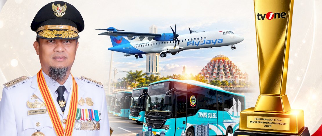 Andi Sudirman Sulaiman Terima Penghargaan Inovasi Layanan Transportasi Publik Terjangkau dan Terintegrasi