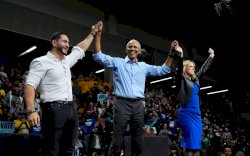 Trump dan Obama Panaskan Persaingan Jelang Pemilu AS, Saling Serang di Panggung Kampanye
