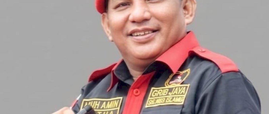 Ketua DPD Gerakan Rakyat Indonesia Bersatu (GRIB Jaya) Sulawesi Selatan, Muhammad Amin