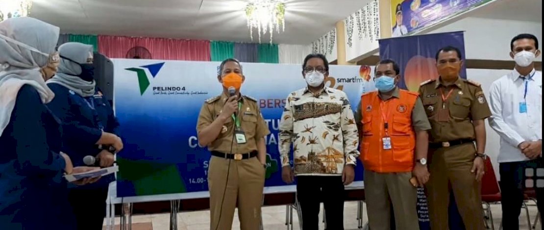 Yusran Yusuf (masker orange). IST