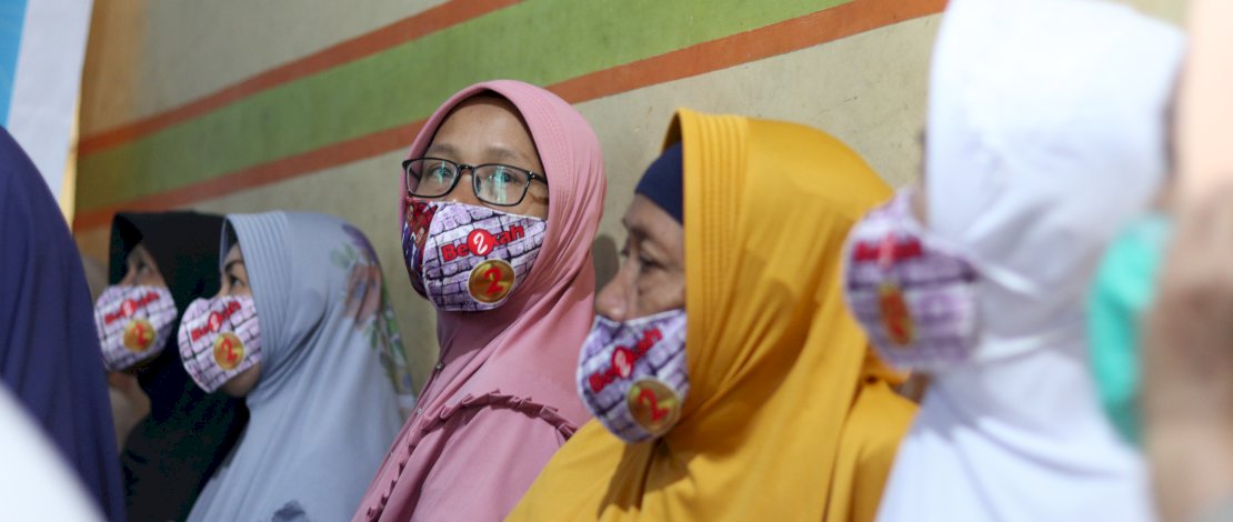 Suasana acara Perwiritan di Medan Labuhan, Jumat (20/11/2020).