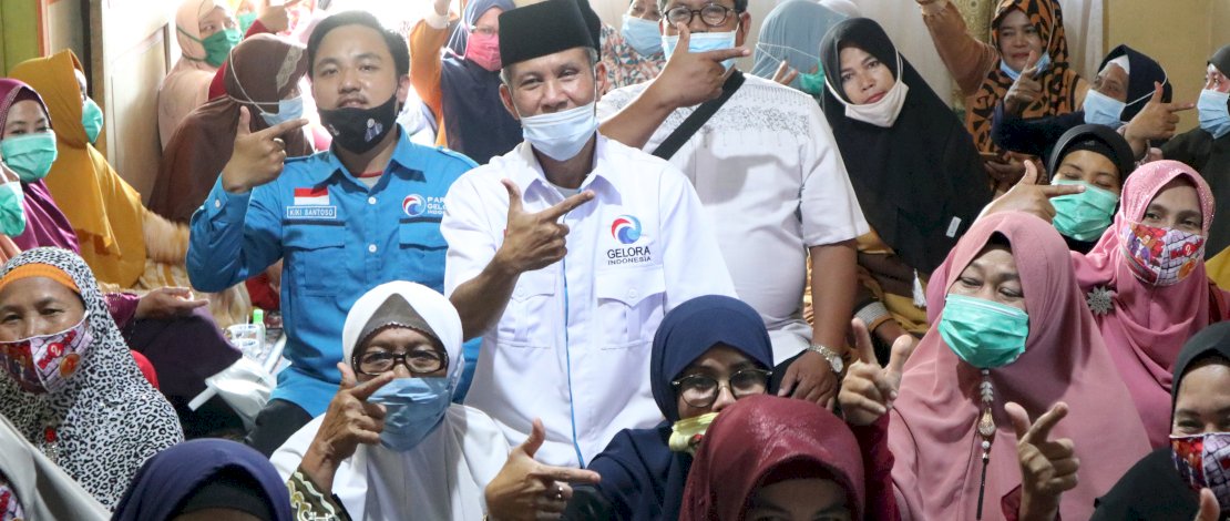 Suasana acara Perwiritan di Medan Labuhan, Jumat (20/11/2020).