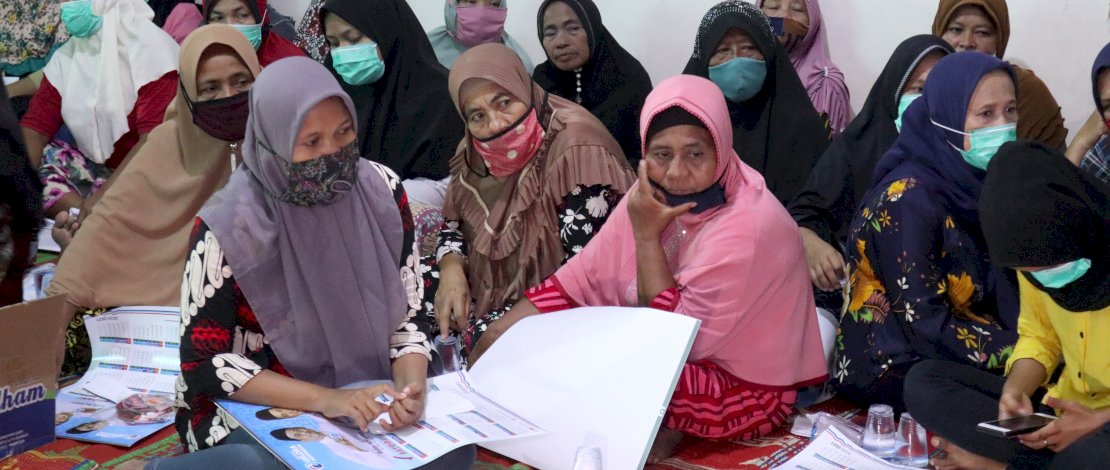 Suasana acara Perwiritan di Medan Denai, Jumat (20/11/2020).