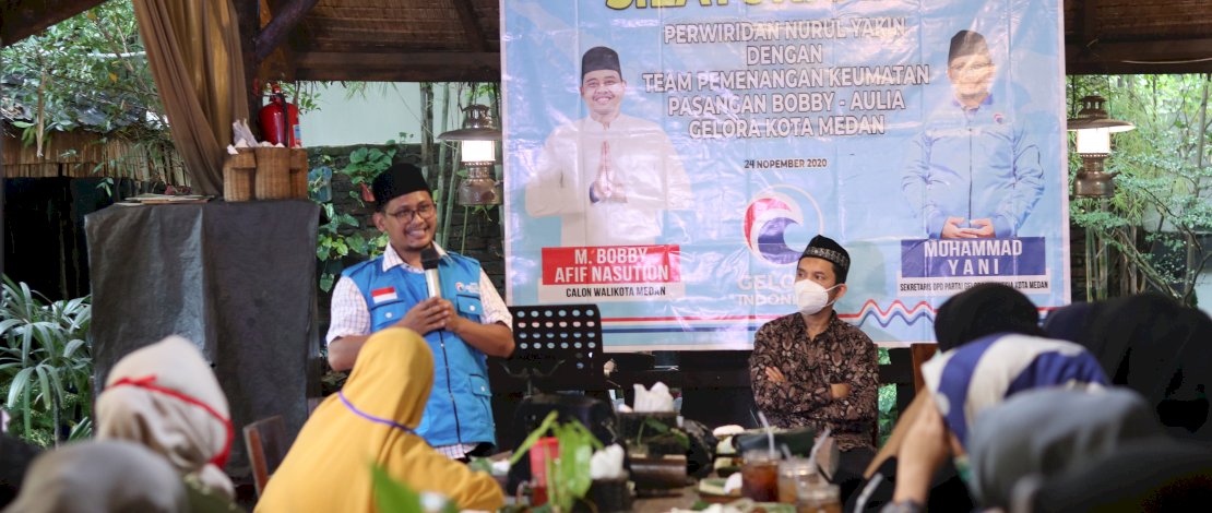 Jamaah Perwiritan Nurul Yakin: InsaAllah Bobby-Aulia Menang dan Dilantik Memimpin Kota Medan