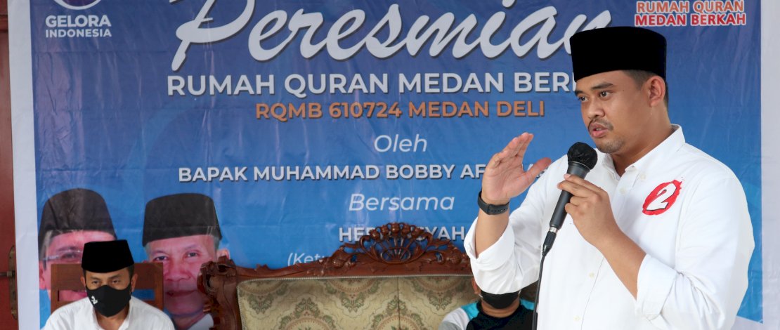 Suasana Peresmian Rumah Quran Medan Berkah Medan Deli.