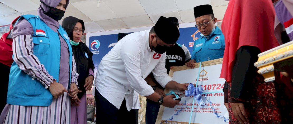 Suasana Peresmian Rumah Quran Medan Berkah Medan Deli.