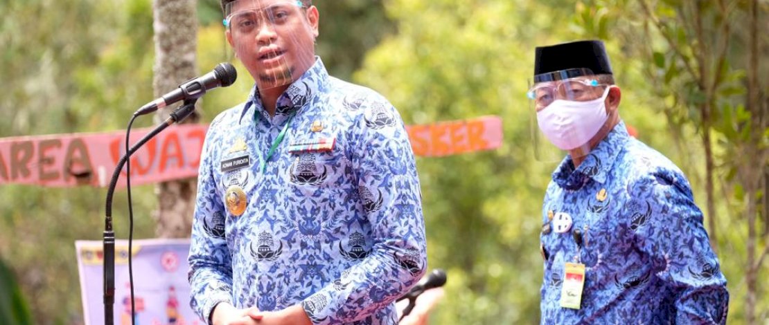 Bupati Gowa, Adnan Purichta Ichsan dan Wakil Bupati Gowa, H Abd Rauf Malaganni. FOTO/IST.